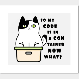 So my code is in container, now what? Posters and Art